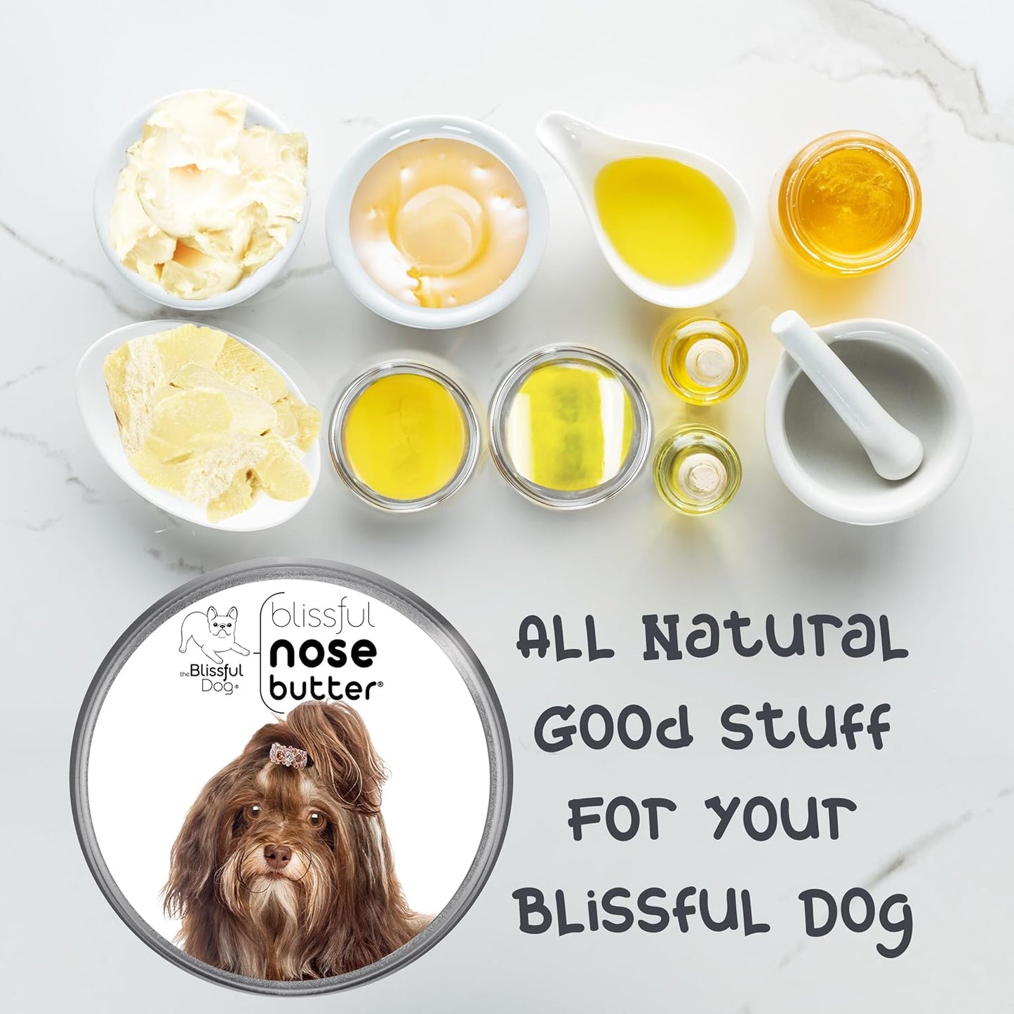 The Blissful Dog Havanese Unscented Nose Butter - Dog Nose Butter, 2 Ounce
