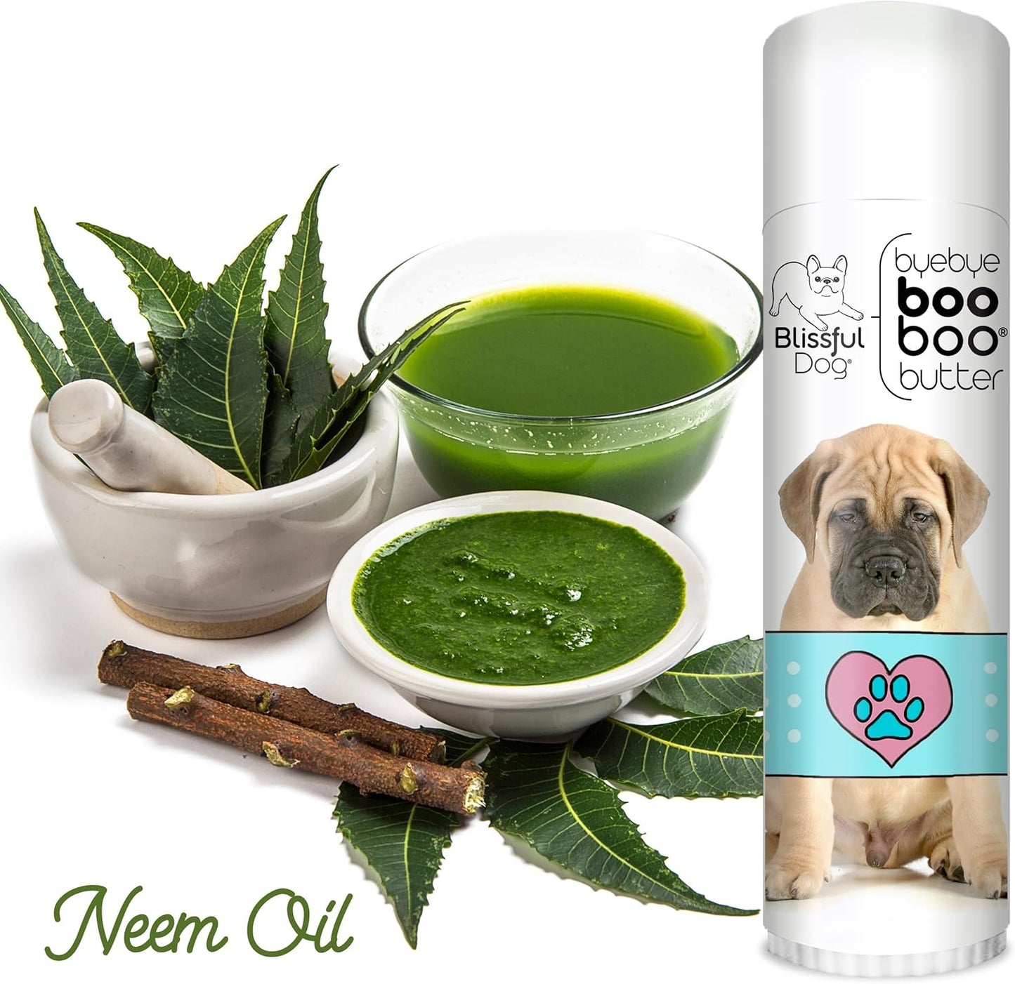 The Blissful Dog .50 oz Tube Bullmastiff Booboo Butter