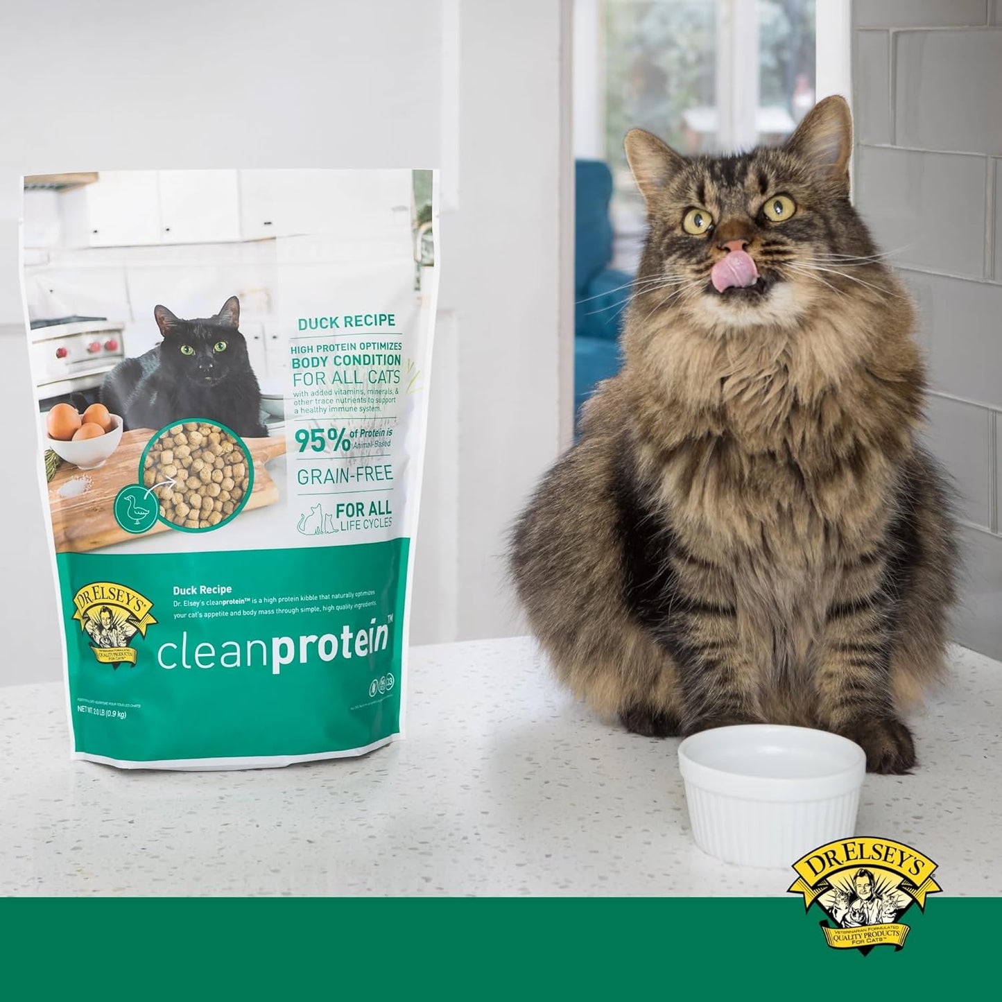 Dr. Elsey's cleanprotein Duck Cat Kibble 2lb.