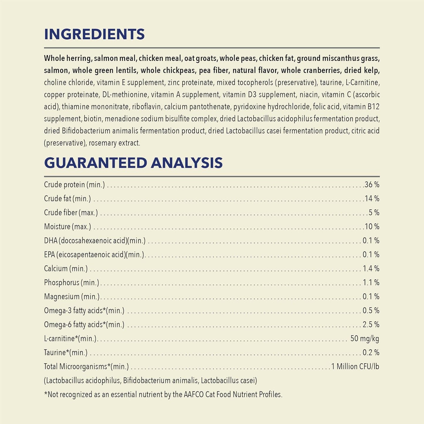 ACANA Indoor Entrée Fish Recipe Dry Cat Food 10lb Bag