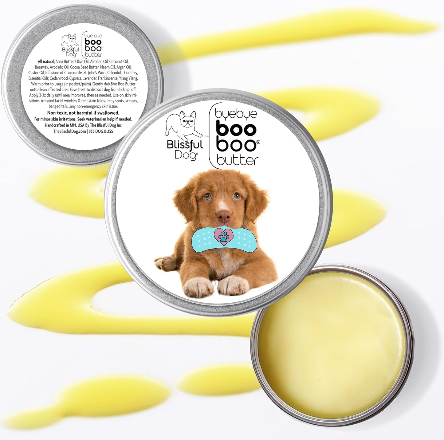 The Blissful Dog Nova Scotia Duck Tolling Retriever Boo Boo Butter, 2-Ounce