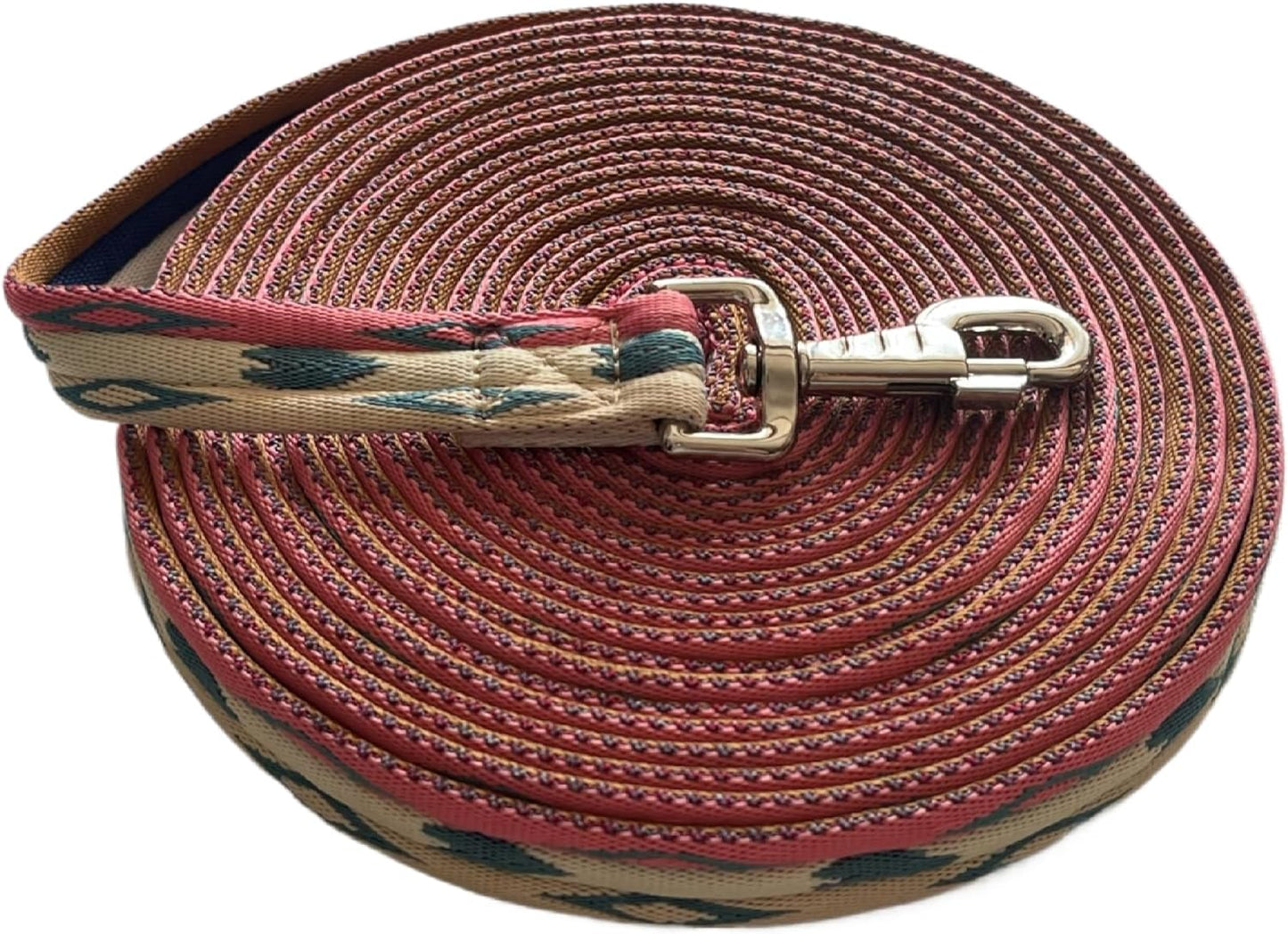 Premium Horse Training Lunge Line with Alloy Trigger Buckle for Accurate Equestrian Training of 26 Foot (8 Meters)