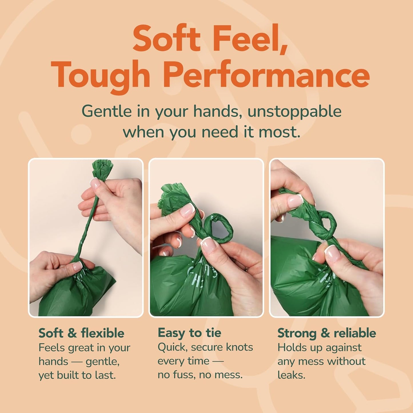 Biodegradable Dog Poop Bag - 180 Dog Waste Bags Total, Leakproof & Odor-Trapping, Durable Doggy Waste Bags - 12 Rolls (15 Pet Poop Bags Per Roll), 13x9" Environment-friendly Potty Bags