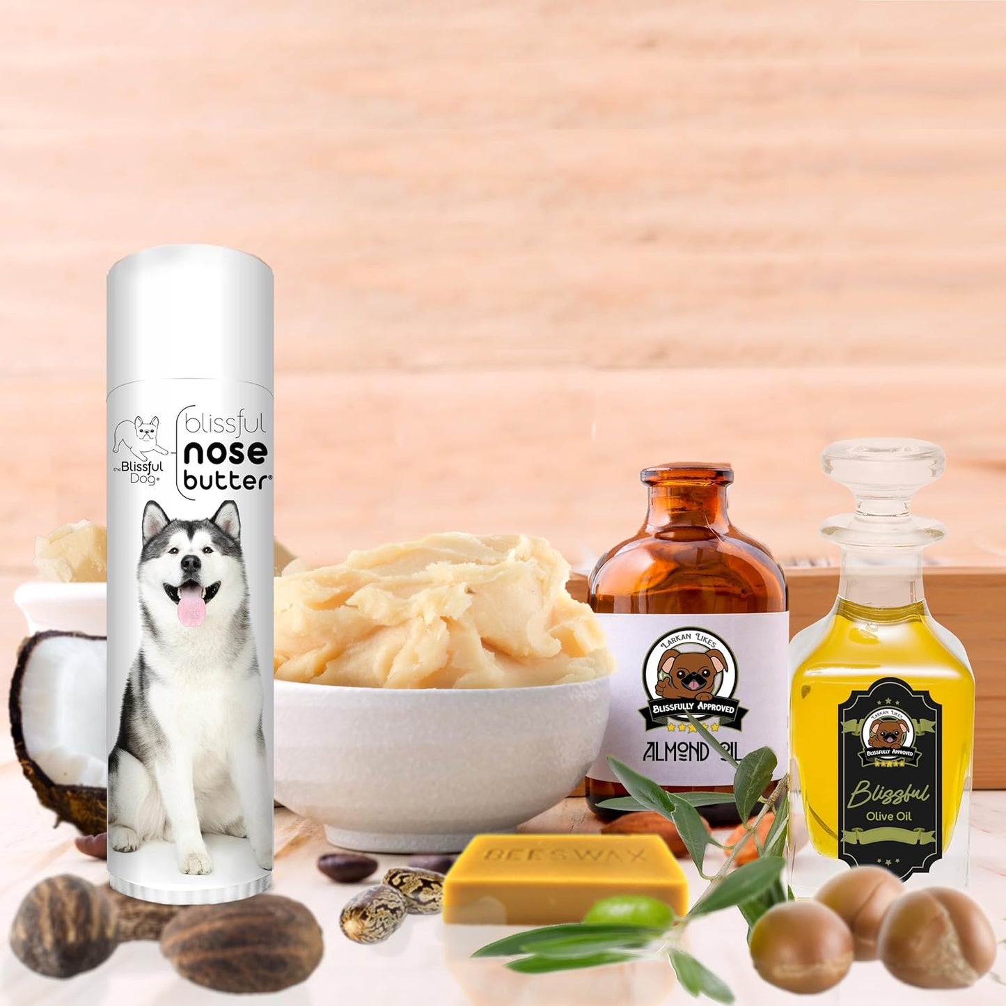 The Blissful Dog Malamute Unscented Nose Butter - Dog Nose Butter, 0.50 Ounce