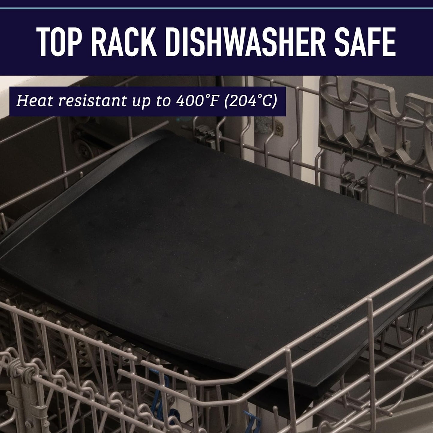 Leash Boss 2 Pack Dog Food Mats for Food and Water Bowls, Thick Waterproof Silicone Pet Feeding Mat for Floors, Extra Tall Raised Edges, Cat and Dog Placemat for Floors, Dishwasher Safe