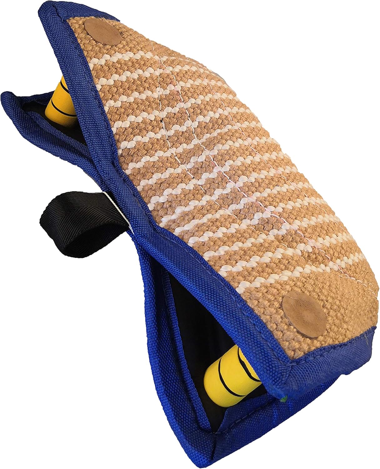 Tealover Dog Bite Pillow Wedge 2 Handles Interactive for Puppies Young Dogs Training Playing Fetching Games