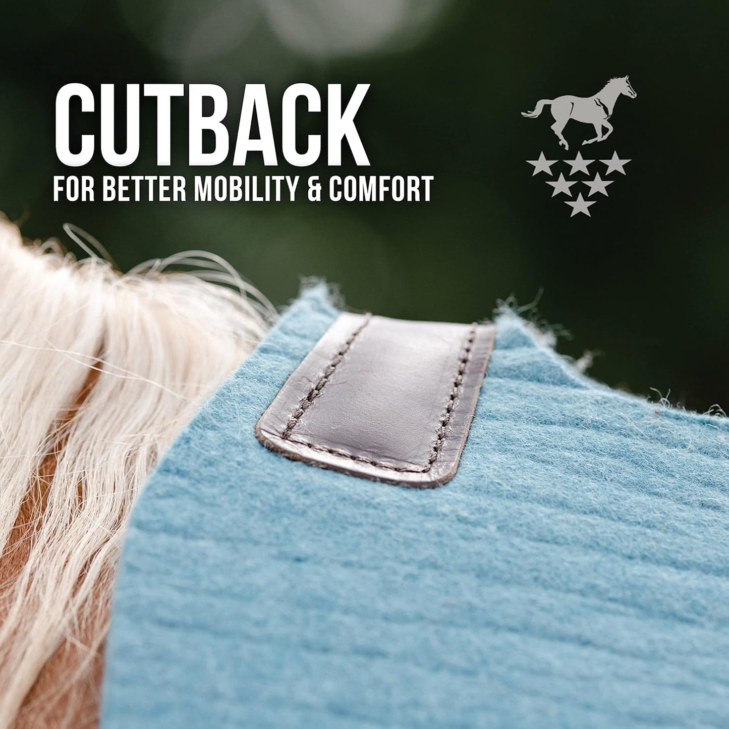 Professional's Choice 100% Steam-Pressed Wool Felt Saddle pad