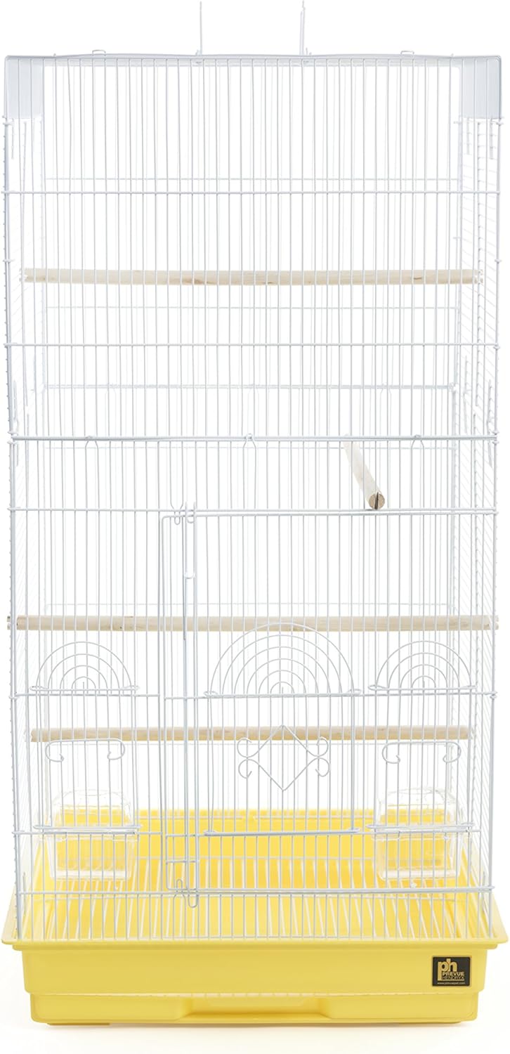 Prevue Pet Products SPECONO1818H-Y Tall Tiel Cage, Yellow
