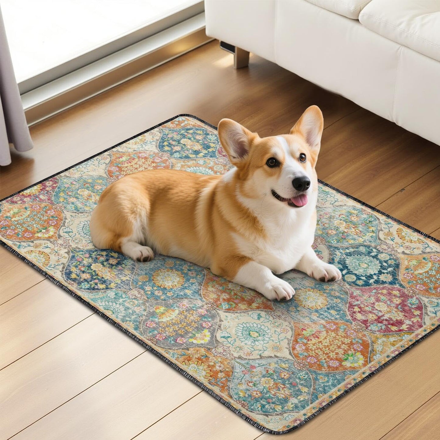 Washable Pee Pads for Dogs 2 Pack, Absorbent Reusable Puppy Pads Waterproof, Leakproof & Non-Slip Whelping Pad, Potty Training Pads for Dogs Playpen Mat 24x36