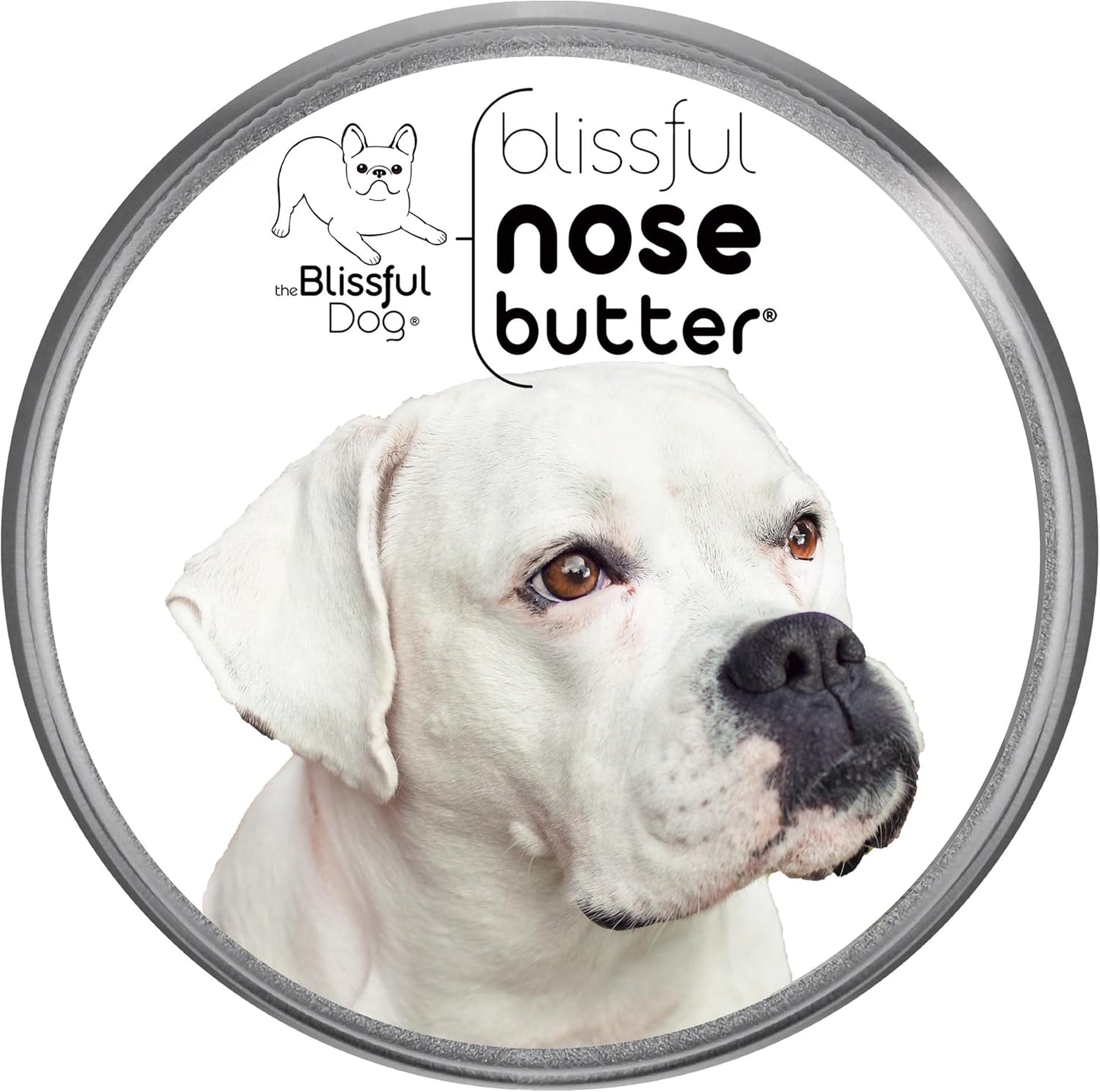 The Blissful Dog White Boxer Unscented Nose Butter - Dog Nose Butter, 16 Ounce