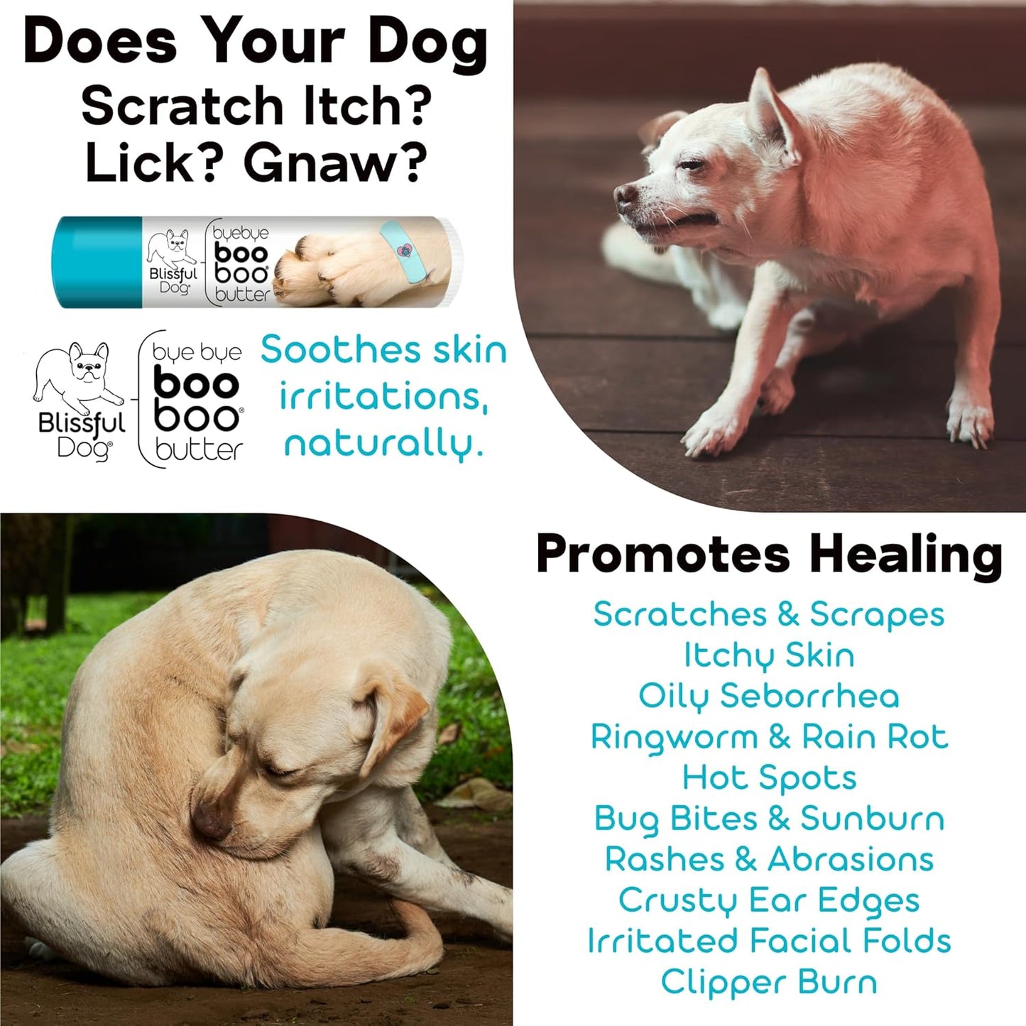 The Blissful Dog Bearded Collie Boo Boo Butter, 0.15 Ounce