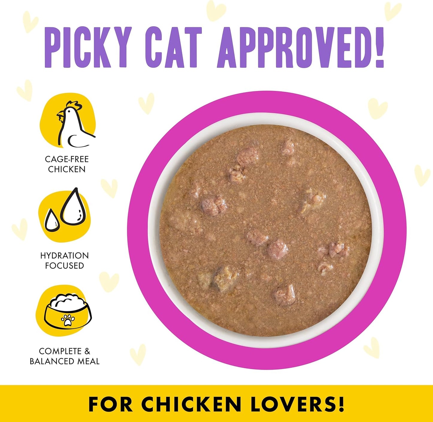 Weruva B.F.F. OMG - Best Feline Friend Oh My Gravy!, Chicken & Duck Dream Team with Chicken & Duck in Gravy, 2.8oz Can (Pack of 12)