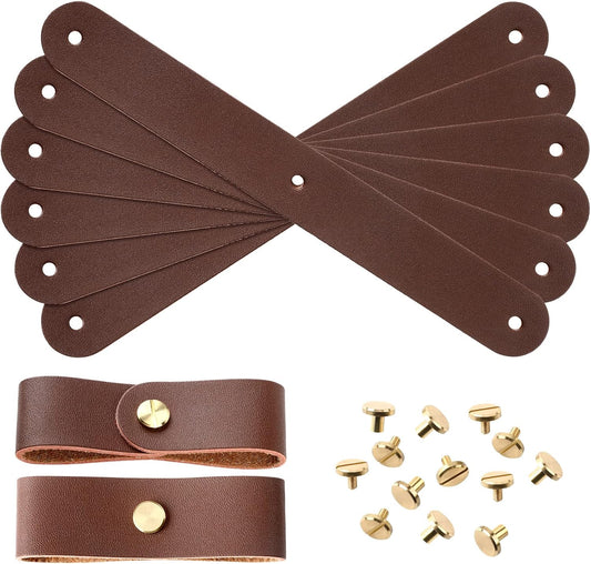 Chunful 6 Pcs Halter Breakaway Replacement Strap Breakaway Halter Replacement Straps Horse Leather