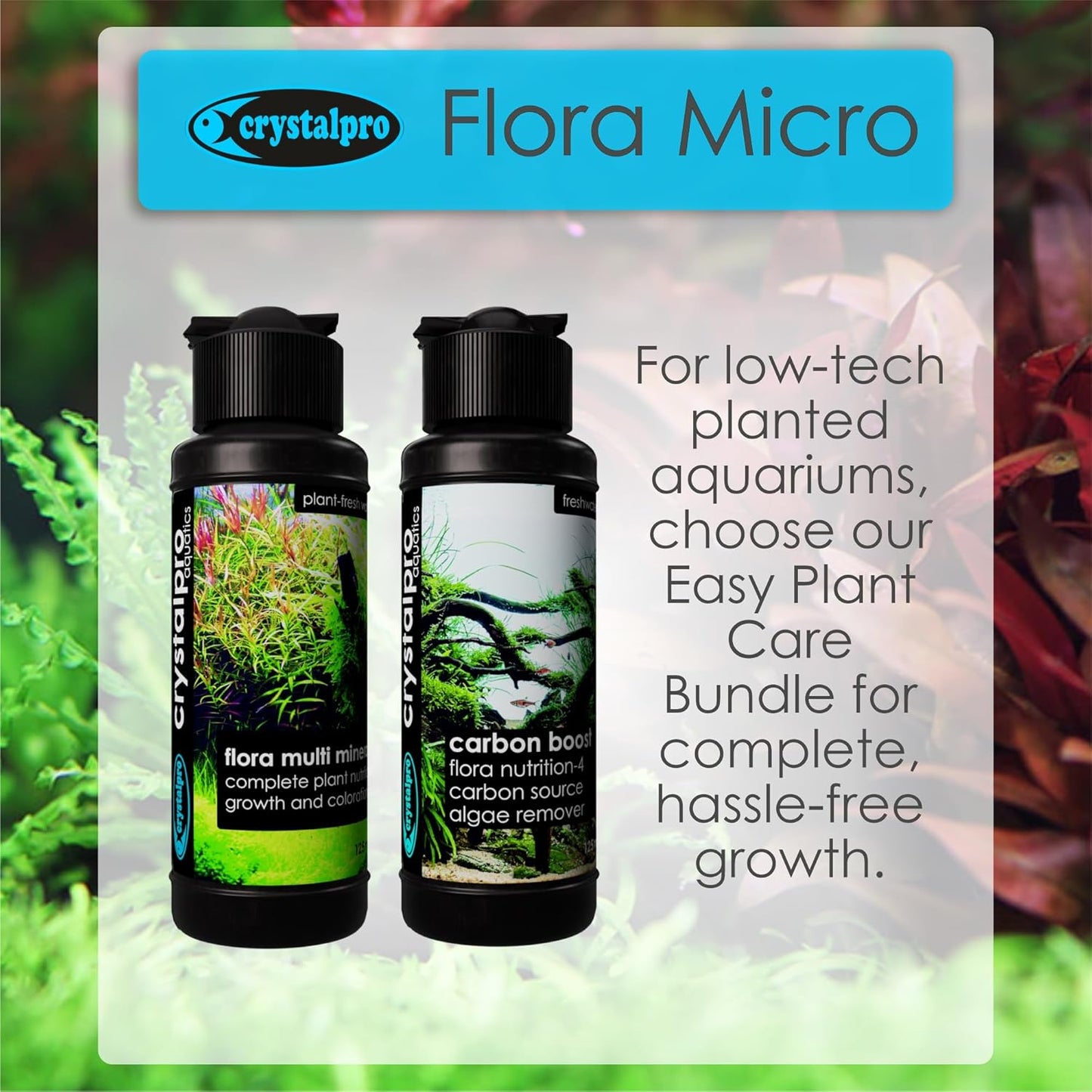Flora Micro - Iron and Micro Nutrient Fertilizer for Aquarium Plants - Enhances Leaf Color and Healthy Growth in Freshwater Aquariums - Part of The Flora Nutrition Series - 16.9 fl oz
