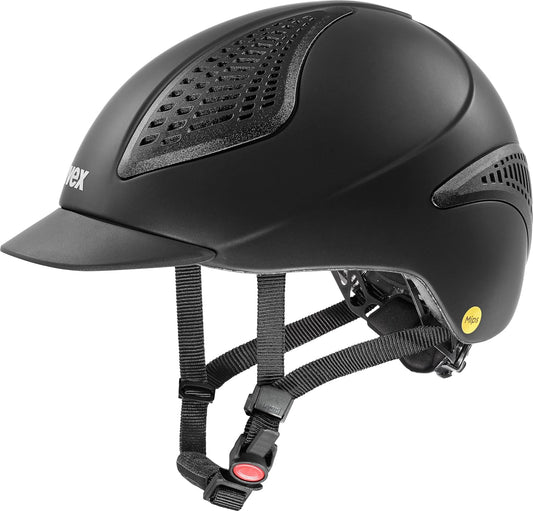 uvex exxential III MIPS - Lightweight Unisex Riding Helmet - Individual Size Adjustment