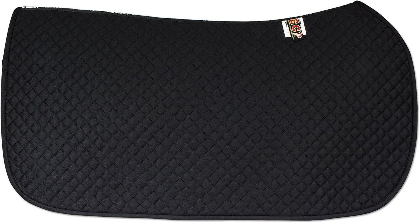 ECP Equine Comfort Products All Purpose Diamond Quilted Western Saddle Pad for Injury Prevention, Breathable, Hypoallergenic, Shock-Absorbing Cushion for Horse Comfort