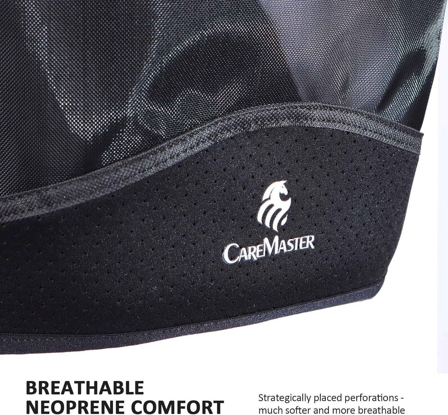 Horse Fly Mask Large Space Breathable UV Protection Equine Mask with Reflective Features on Ears Mars Black M