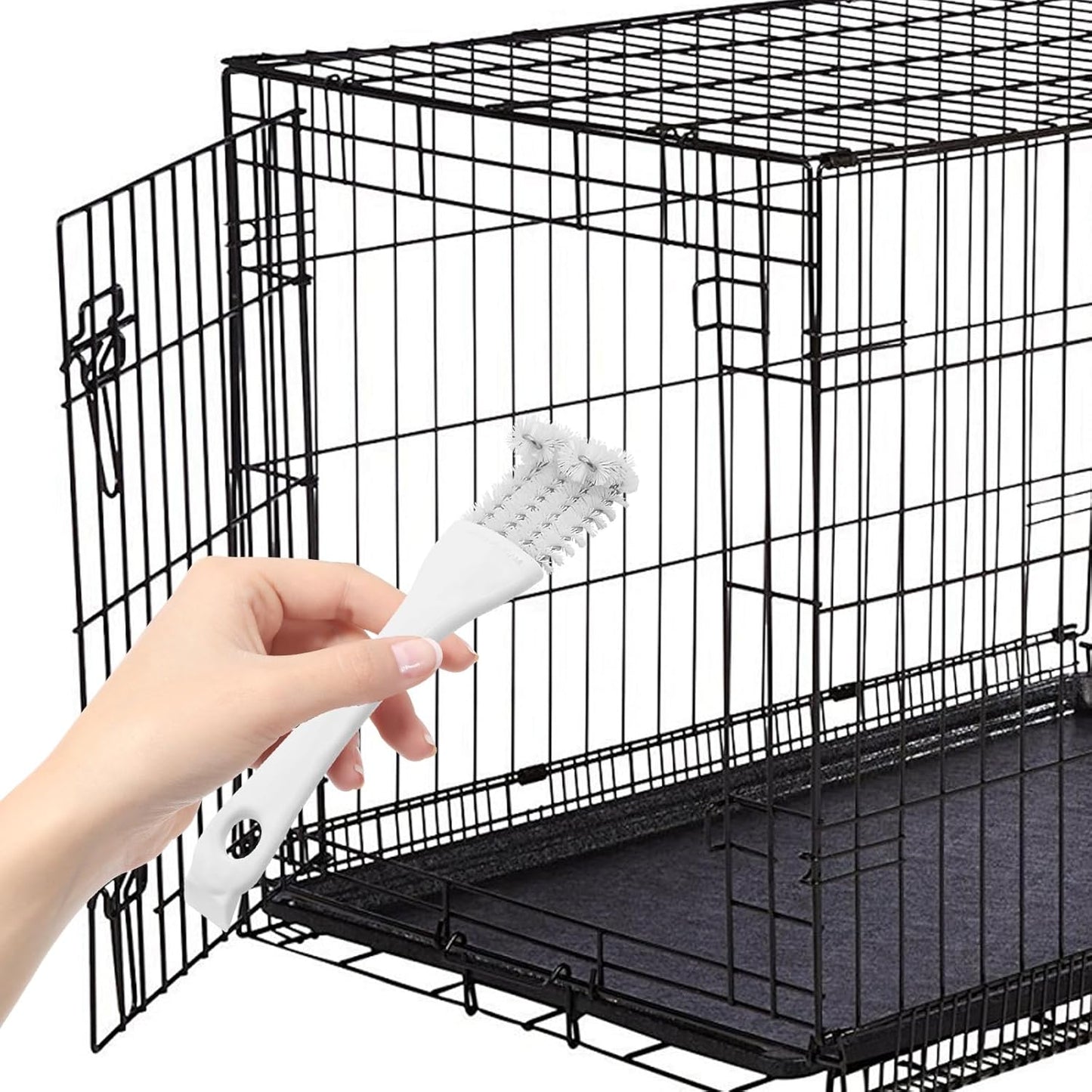 4pcs Birdcage Long-Handled Shovel Cleaner, Bird Cage Tool Accessories Supplies, for Better Cleaning of Bird Droppings from Pet Cages Parrot Cages Bird Perches