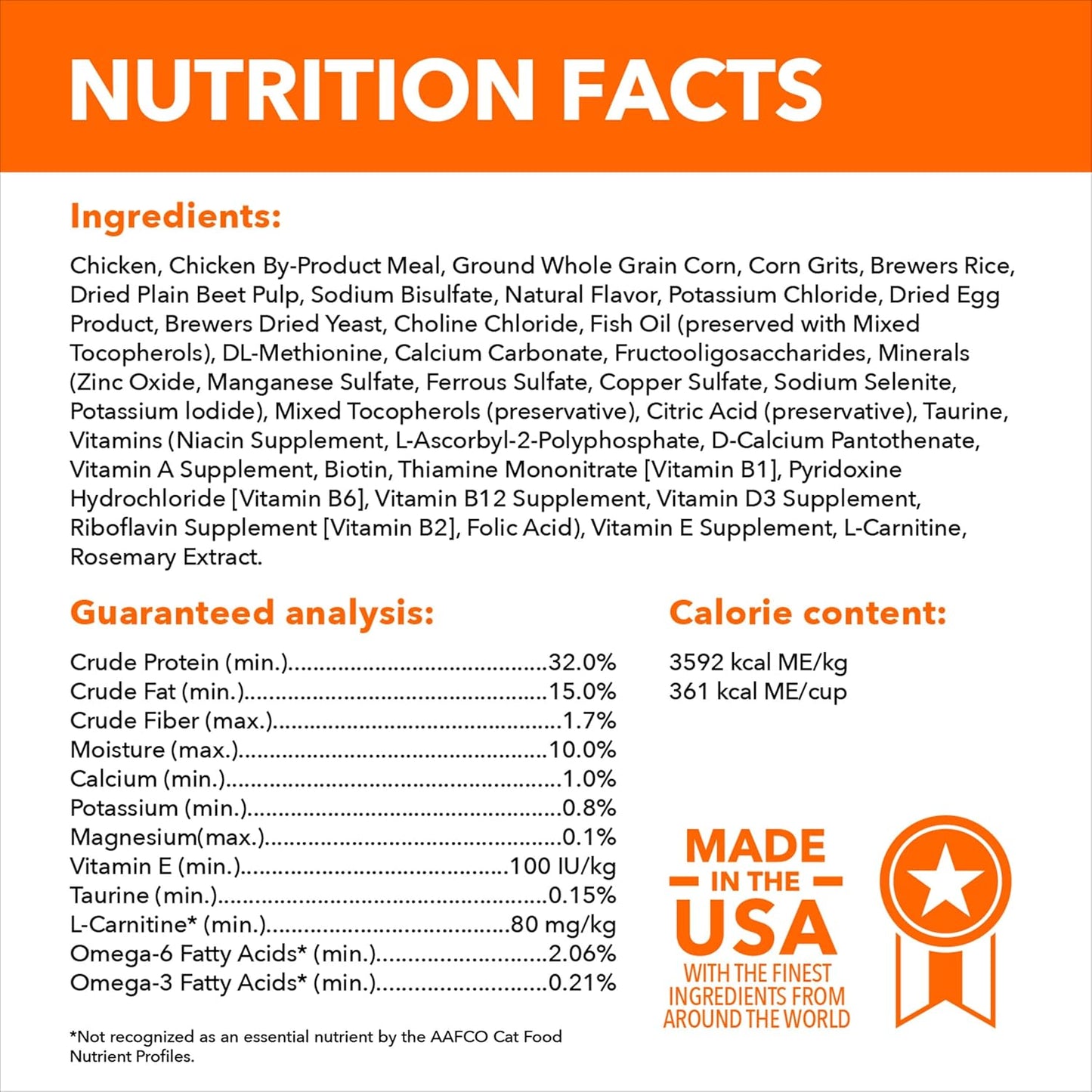 IAMS Proactive Health Adult Urinary Tract Healthy Dry Cat Food with Chicken, 22 lb. Bag