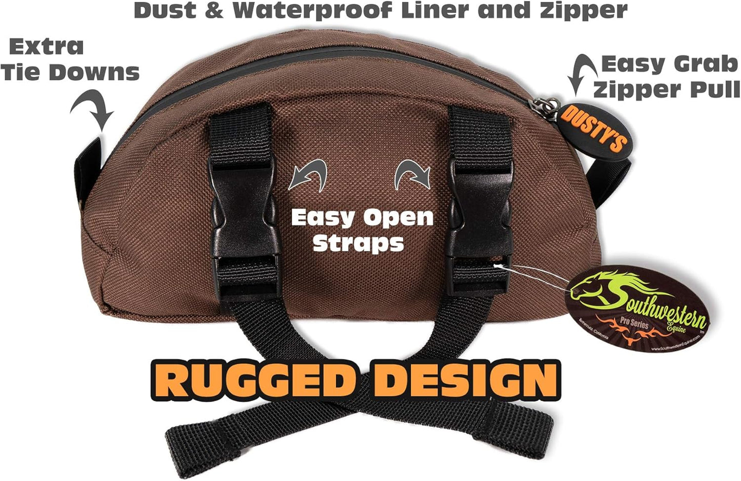 Southwestern Equine Dusty's Saddle Pouch, Cell Phone Holder for Saddle Sack Insulated Liner [Waterproof Version]