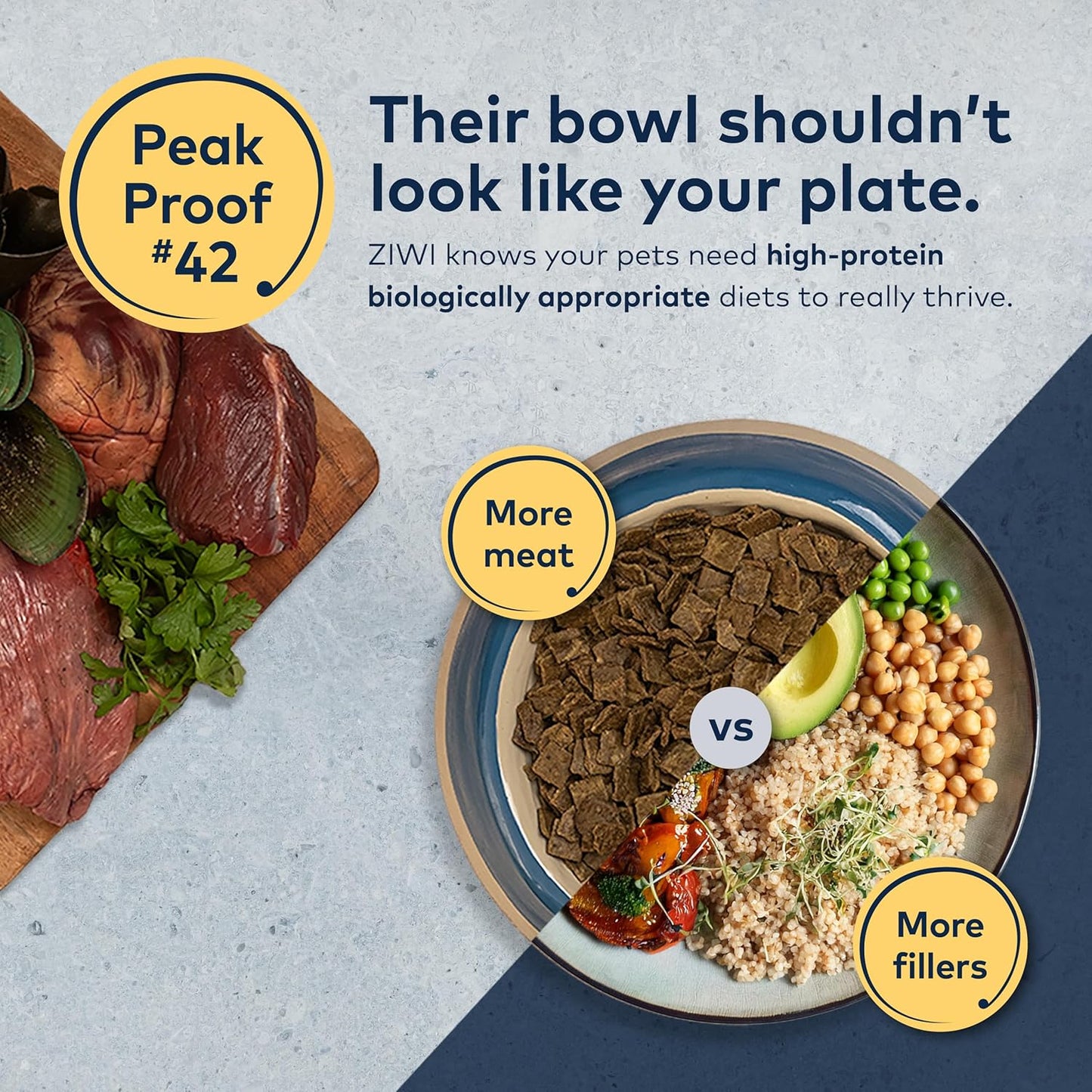 Bundle of ZIWI Peak Air-Dried Dog Food, Trial Size: Beef + Chicken + Lamb - All Natural, High Protein, Grain Free, Limited Ingredient w/Superfoods (3.5oz)