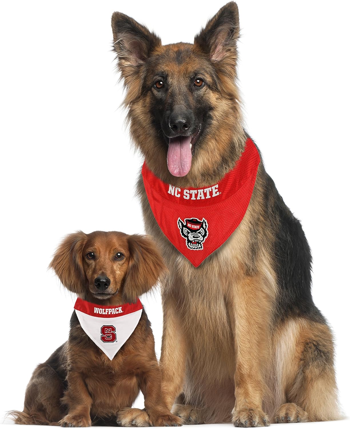 Pets First Collegiate Pet Accessories, Reversible Bandana, North Carolina State Wolfpack, Small/Medium