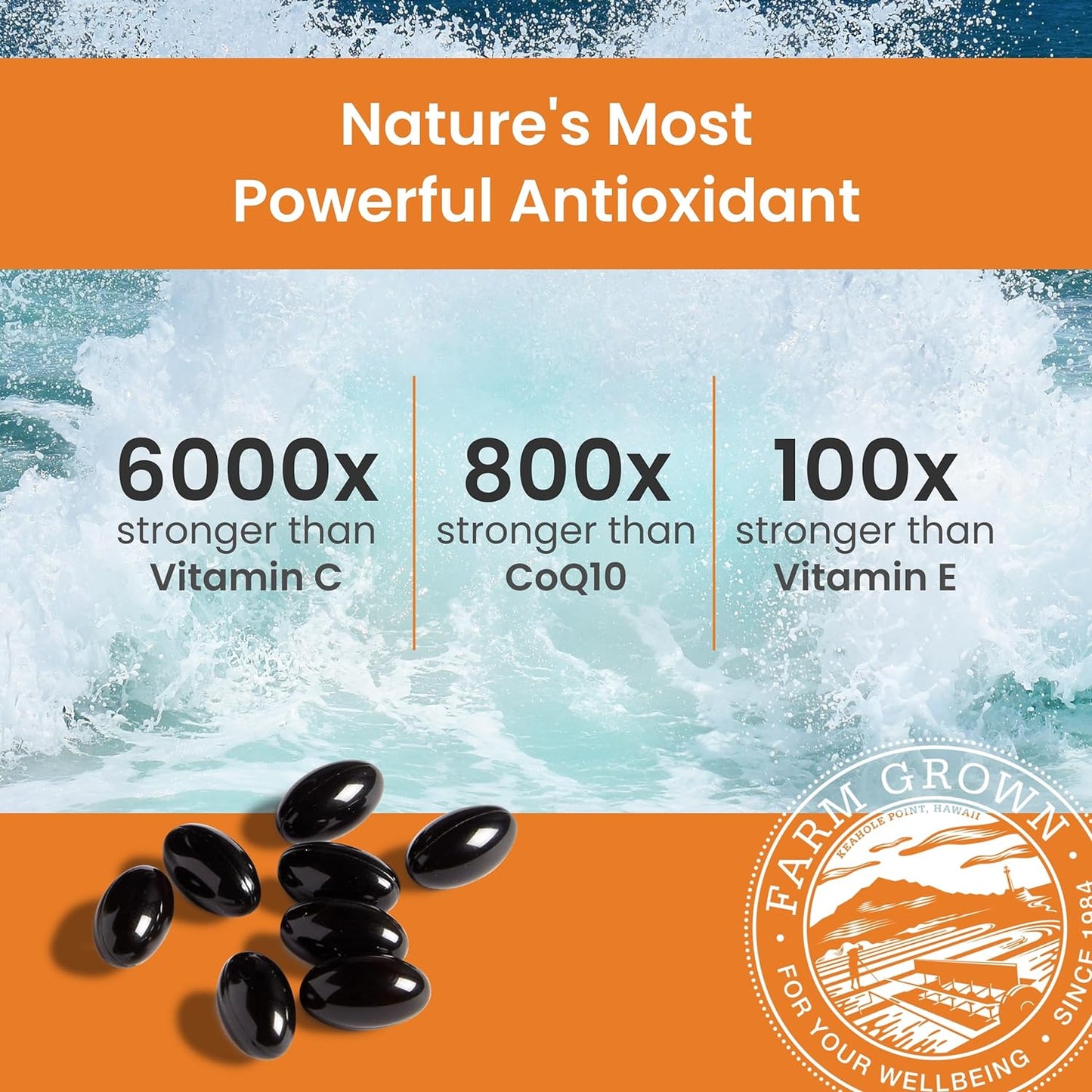 Nutrex Hawaii BioAstin Hawaiian Astaxanthin - 12mg, 25 Softgels - Farm-Direct Premium Antioxidant Supplement to Support Eye, Skin, Joint & Immune System Health - Non-GMO & Gluten-Free