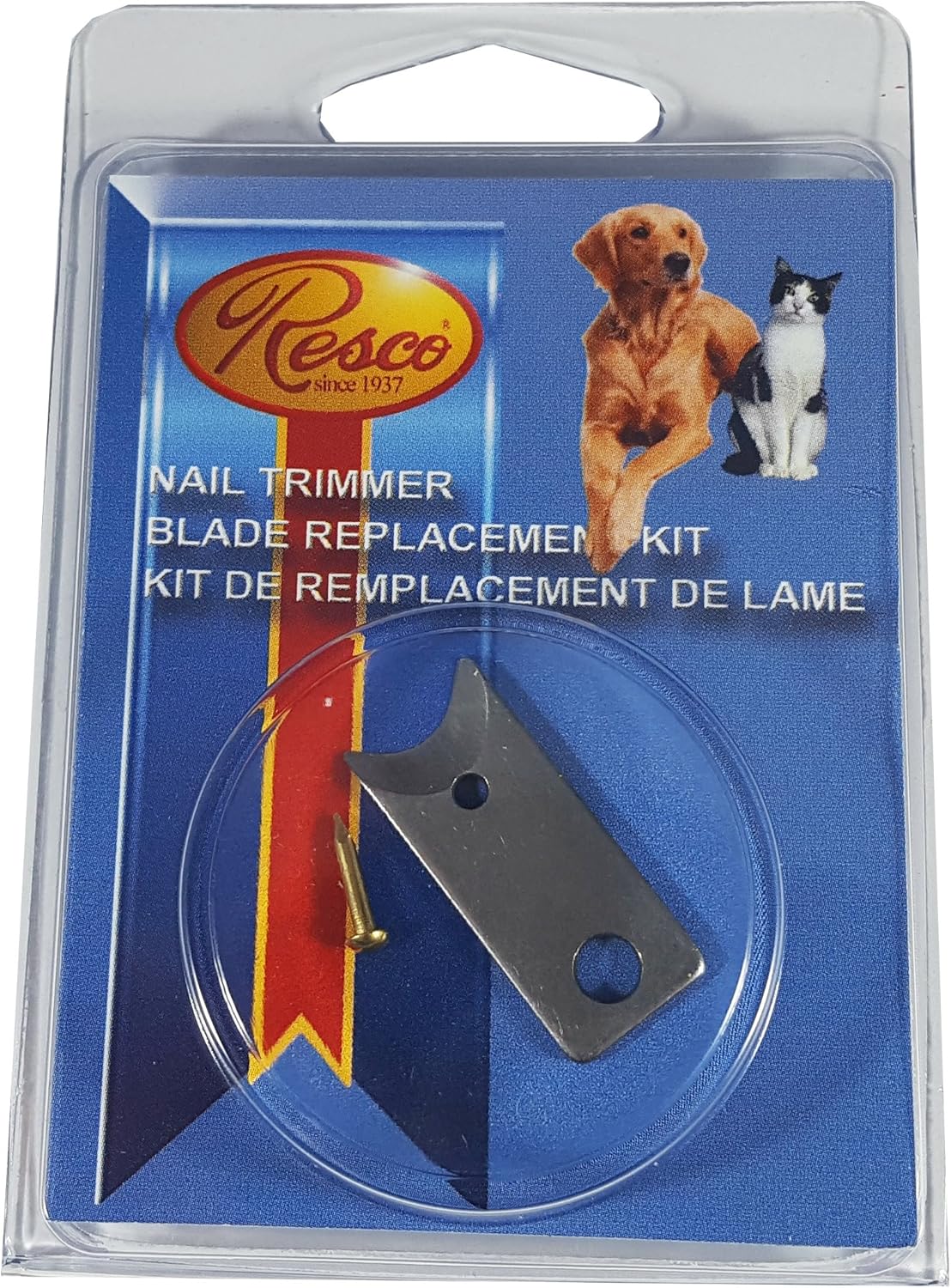 Resco USA-Made Nail Grooming Kit, Small to Medium, Blue (PF0530)