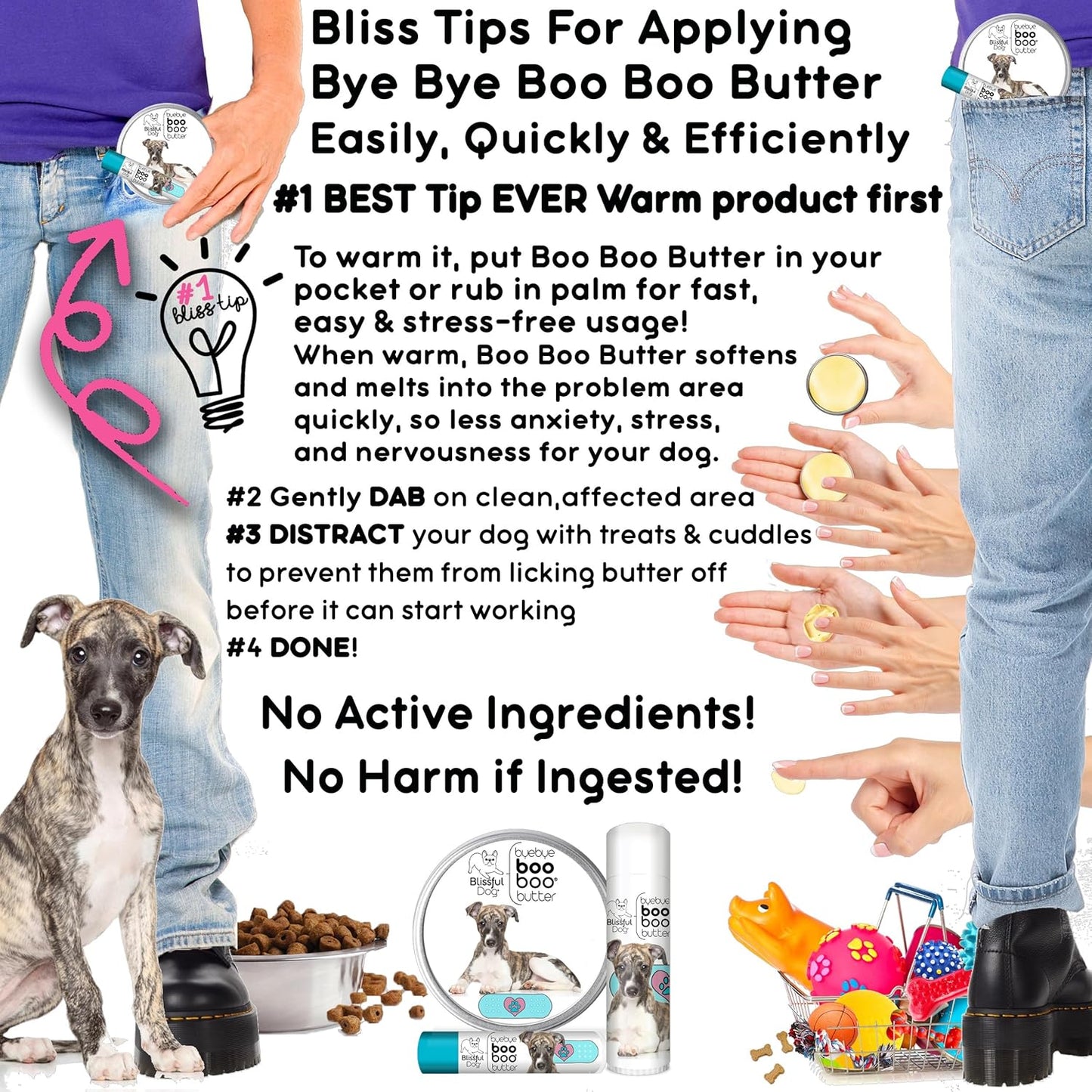 The Blissful Dog Whippet Boo Butter, 2 oz