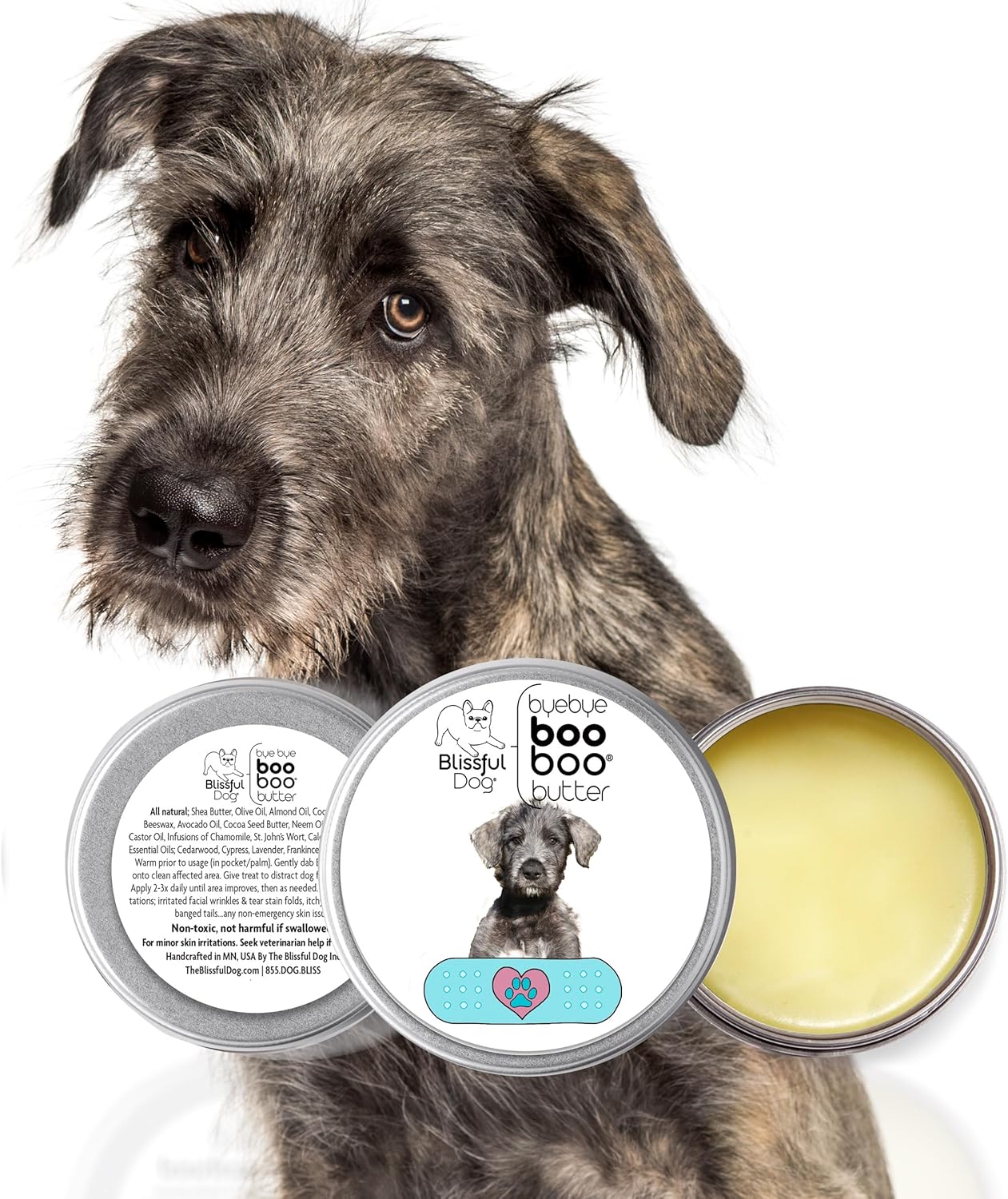 The Blissful Dog Irish Wolfhound Boo Boo Butter, 1 Ounce