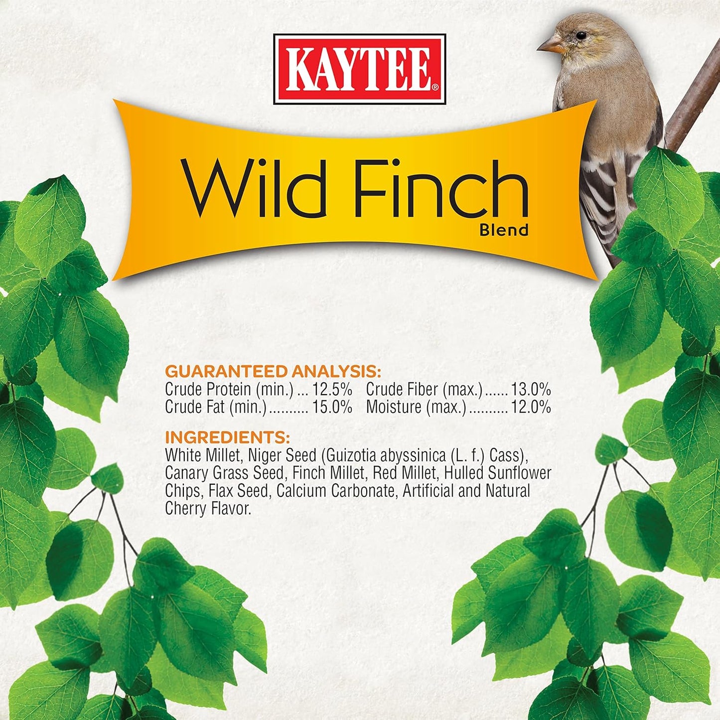 Kaytee Wild Bird Finch Food Blend, 5 lb (Pack of 2)